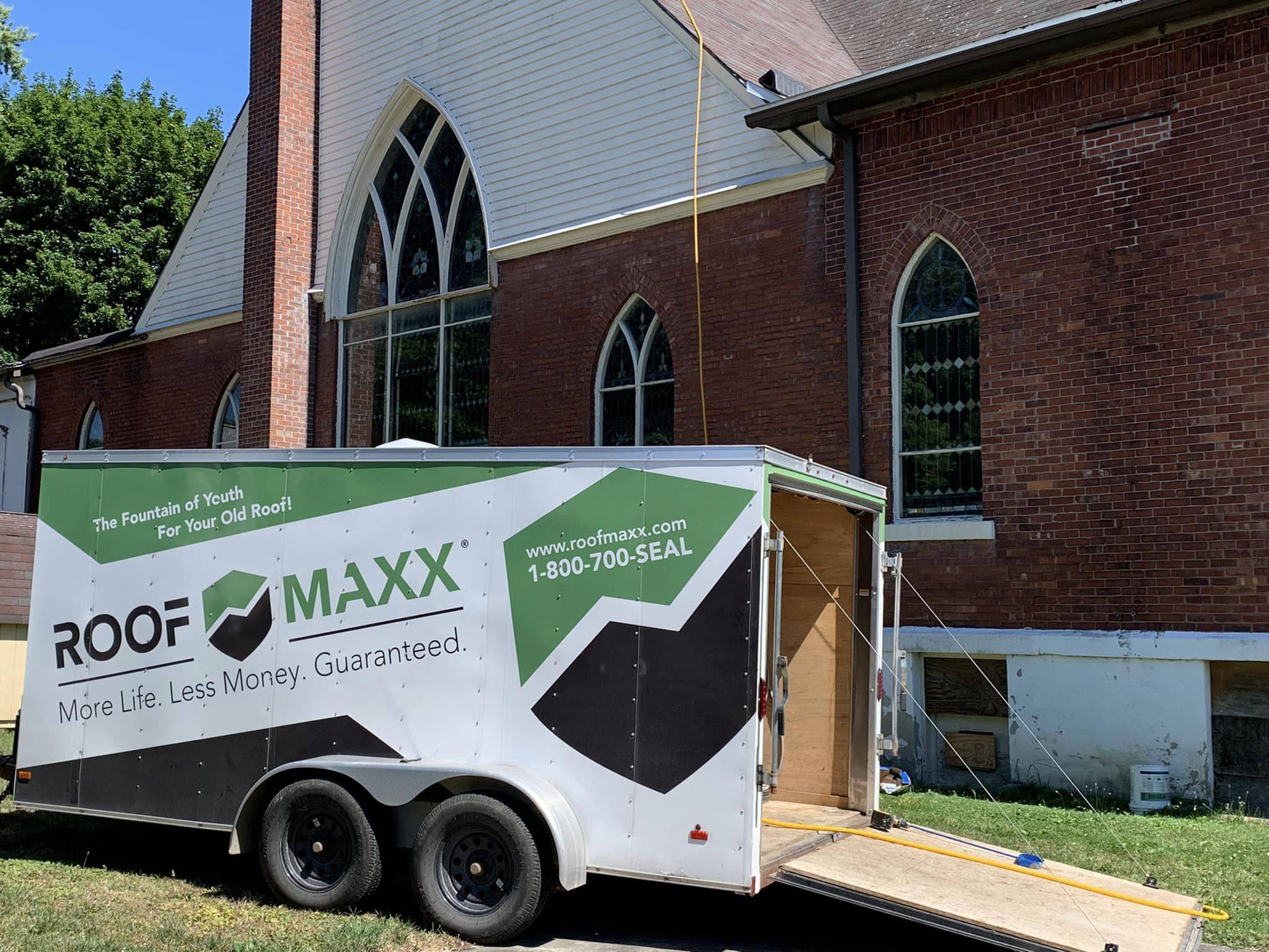 Green Roof Technologies restoring the roof at His Haven Southside Outreach Center with Roof Maxx