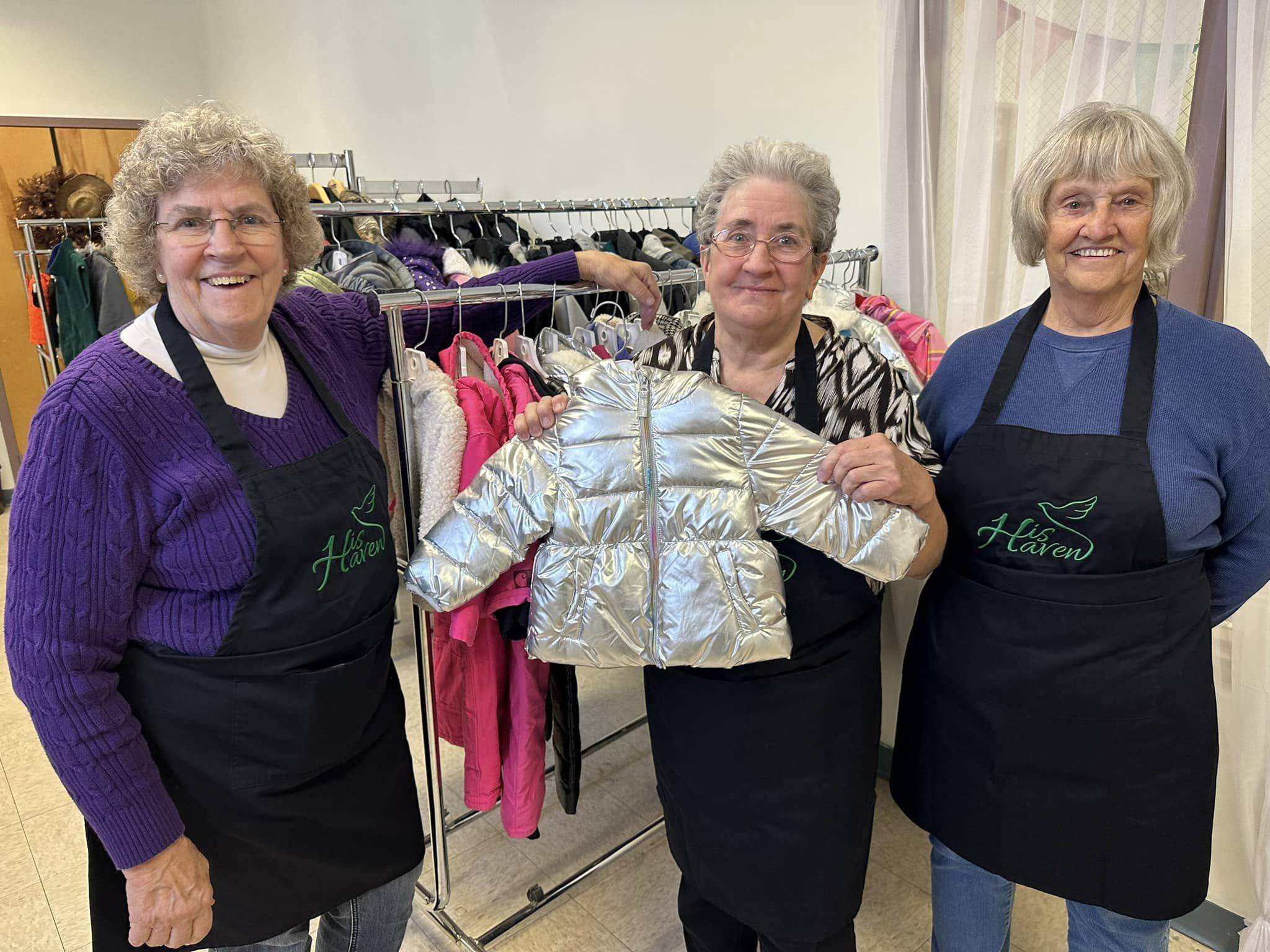Free clothing giveaway event at His Haven community center in Elmira NY