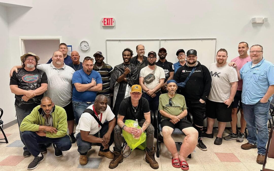 20 men served at the His Haven Steak and Shave 2023 event in Elmira NY