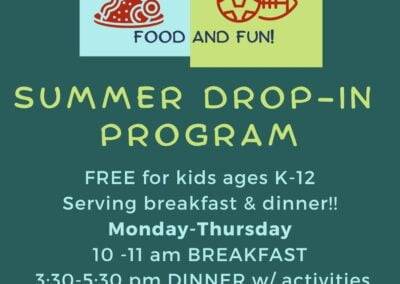 Summer programming activities for youth at His Haven community center in Elmira NY